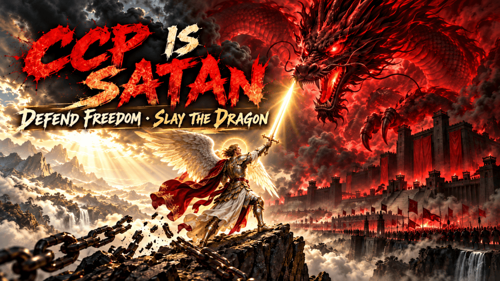 CCP is Satan: Defend Freedom and Slay the&nbsp;Dragon